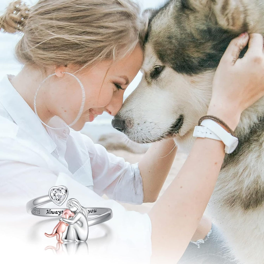 Anillo Abrazo de Perro (Rosa)