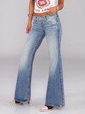 Fábia™ | Jeans Boca de Sino