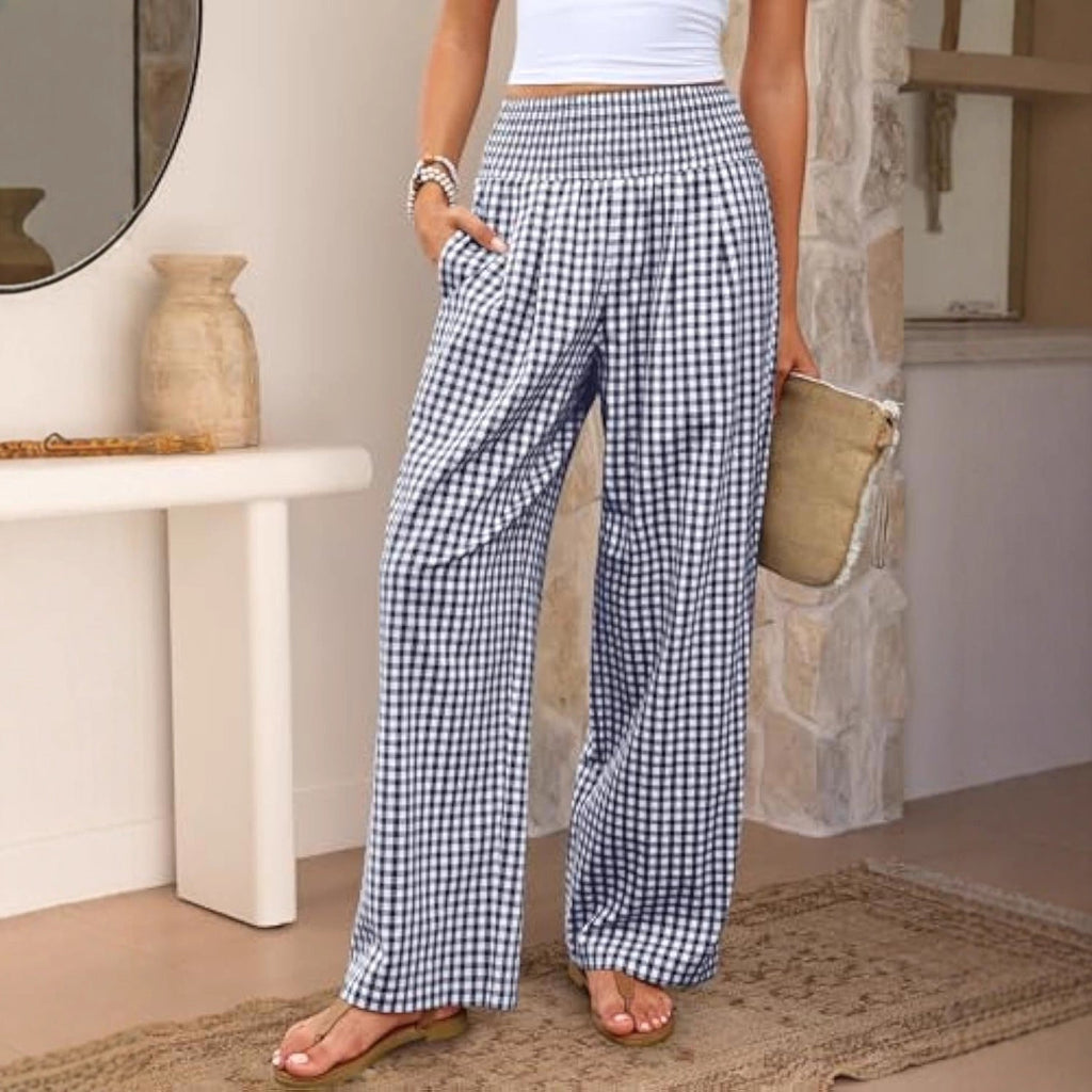 Plaid™ | Pantalones Largos Elegantes