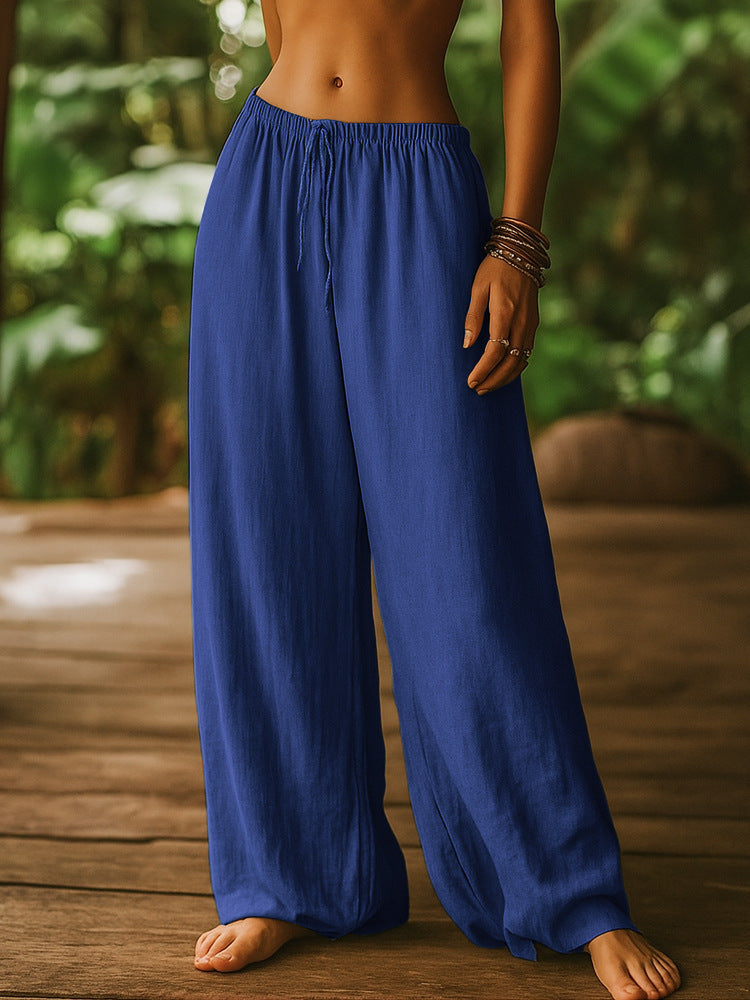 Cayenne™ | Pantalones de Algodón-Lino Sueltos