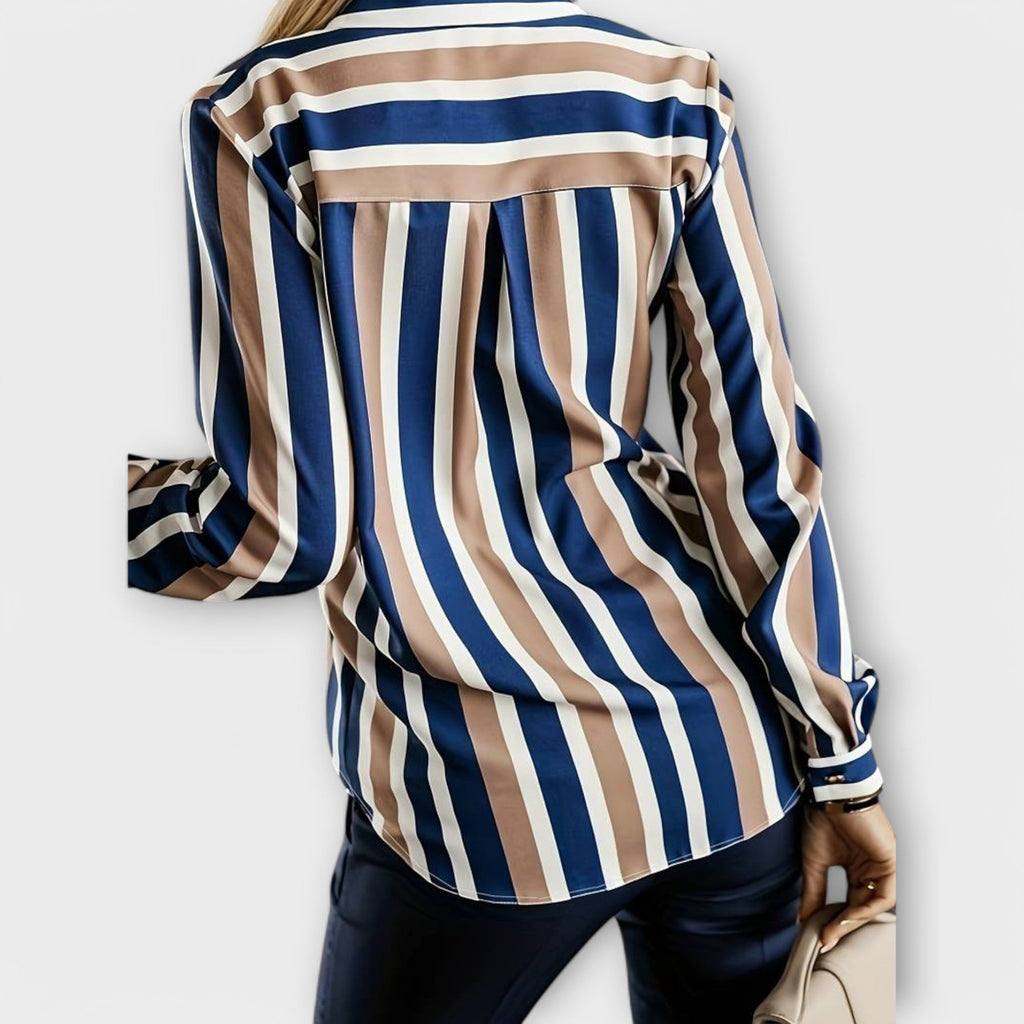 Emy™ | Blusa casual a rayas