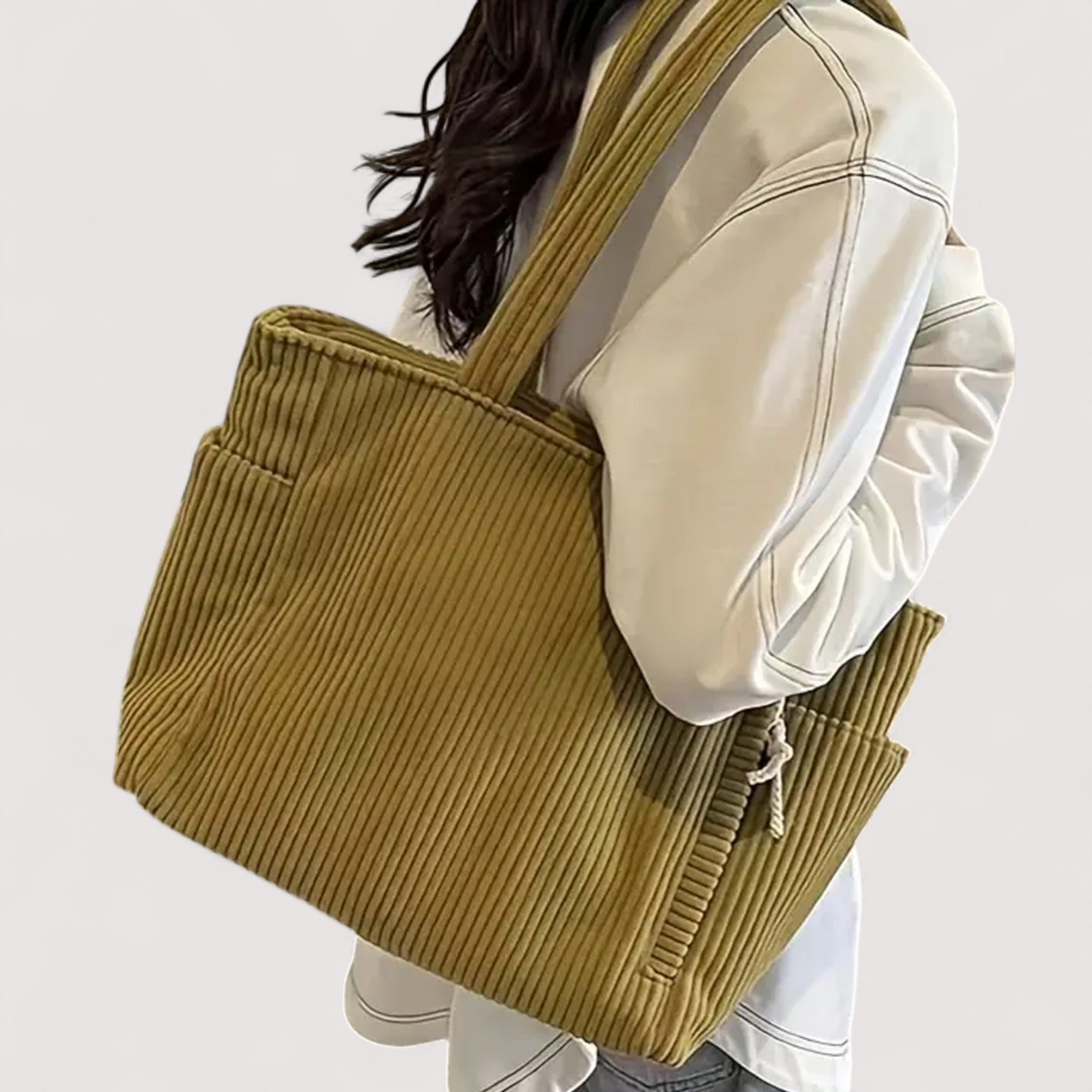 Olívia™ | Bolsa de Hombro de Terciopelo