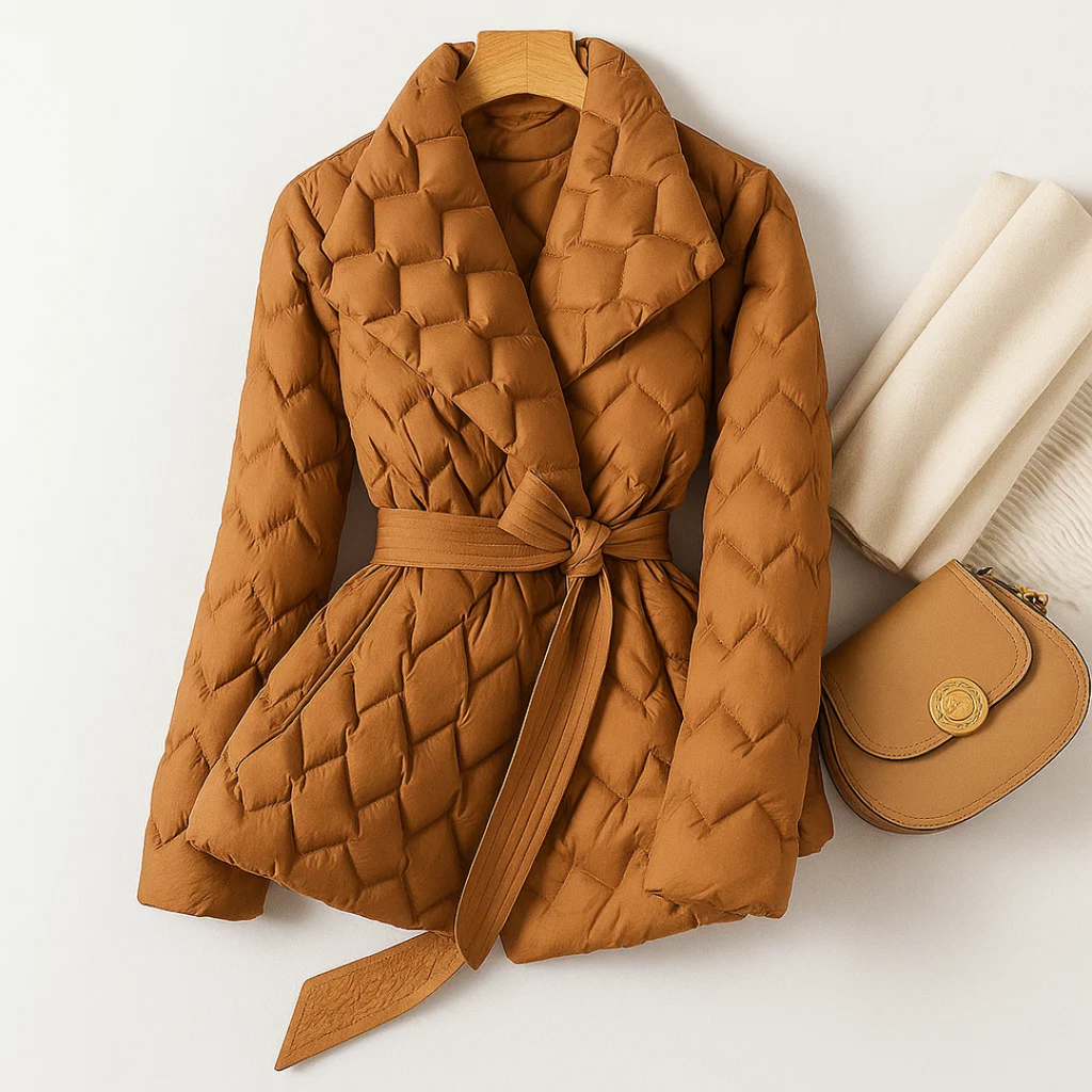 Sophia™ | Abrigo de Plumas Cálido y Elegante