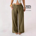 Liliana™ | Pantalones de Lino Naturales