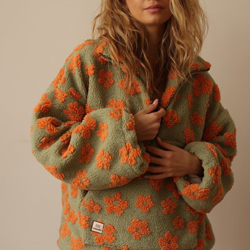 Daisy™ | Sudadera Polar Floral