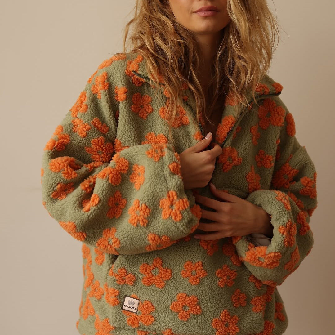 Daisy™ | Sudadera Polar Floral