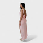 Sarella™ | Vestido largo con espalda descubierta y lazo