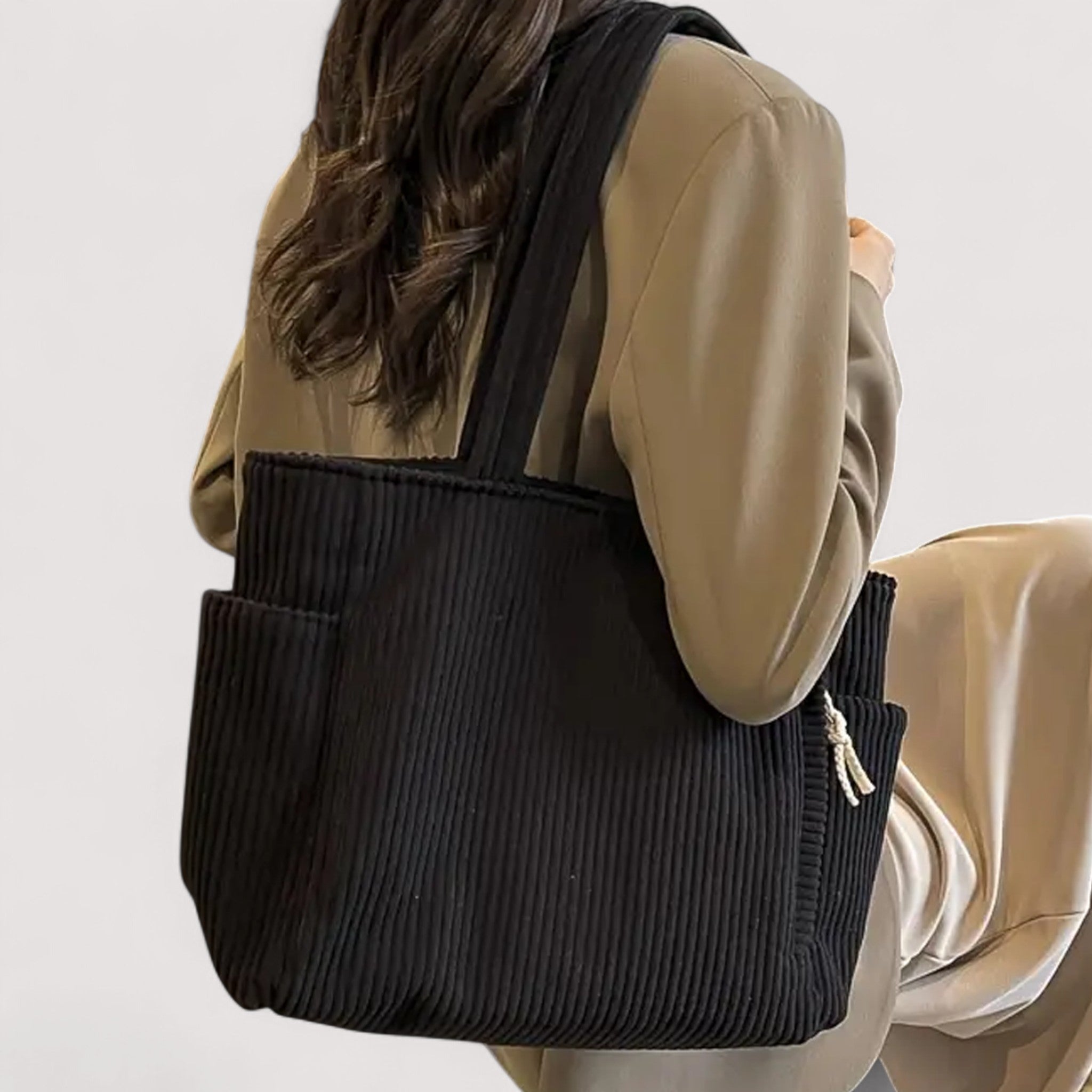 Olívia™ | Bolsa de Hombro de Terciopelo