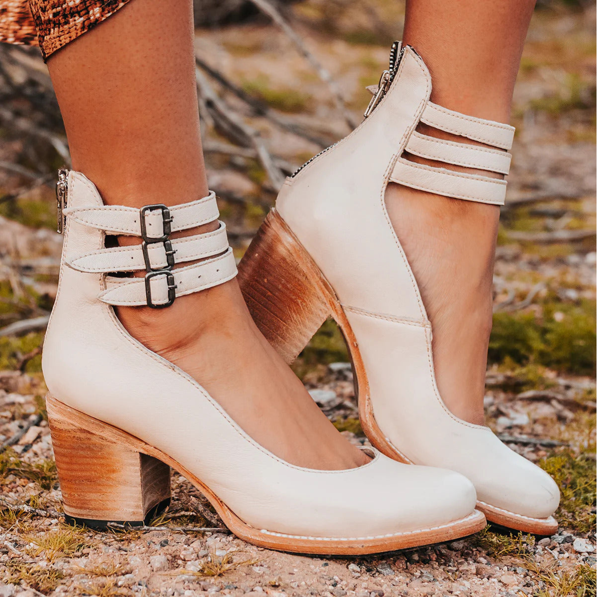 Ginevra™ | Zapatos de tacón alto con tiras múltiples y suela gruesa