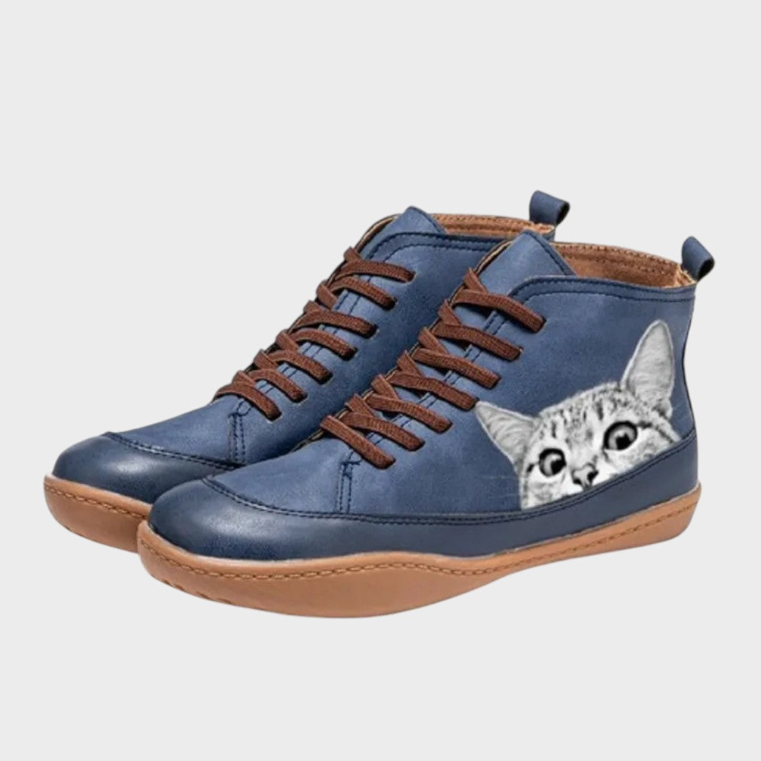 Kitty™ | Botas de cuero para amantes de gatos