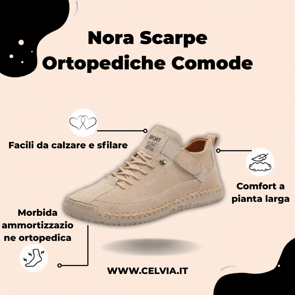 Cristina™ | Sapatos Ortopédicos Confortáveis, Caminhe Sem Dor