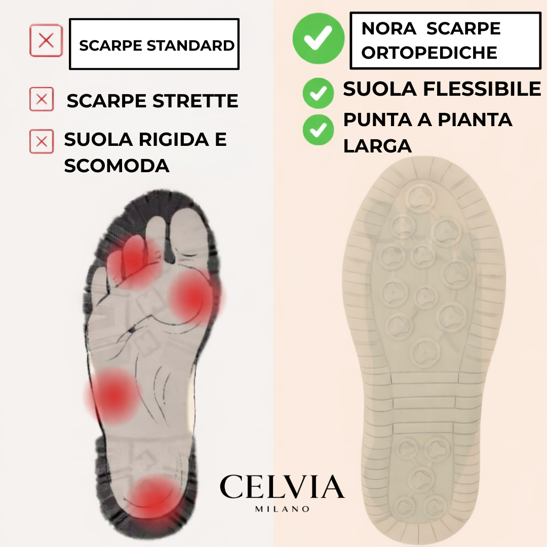 Cristina™ | Sapatos Ortopédicos Confortáveis, Caminhe Sem Dor