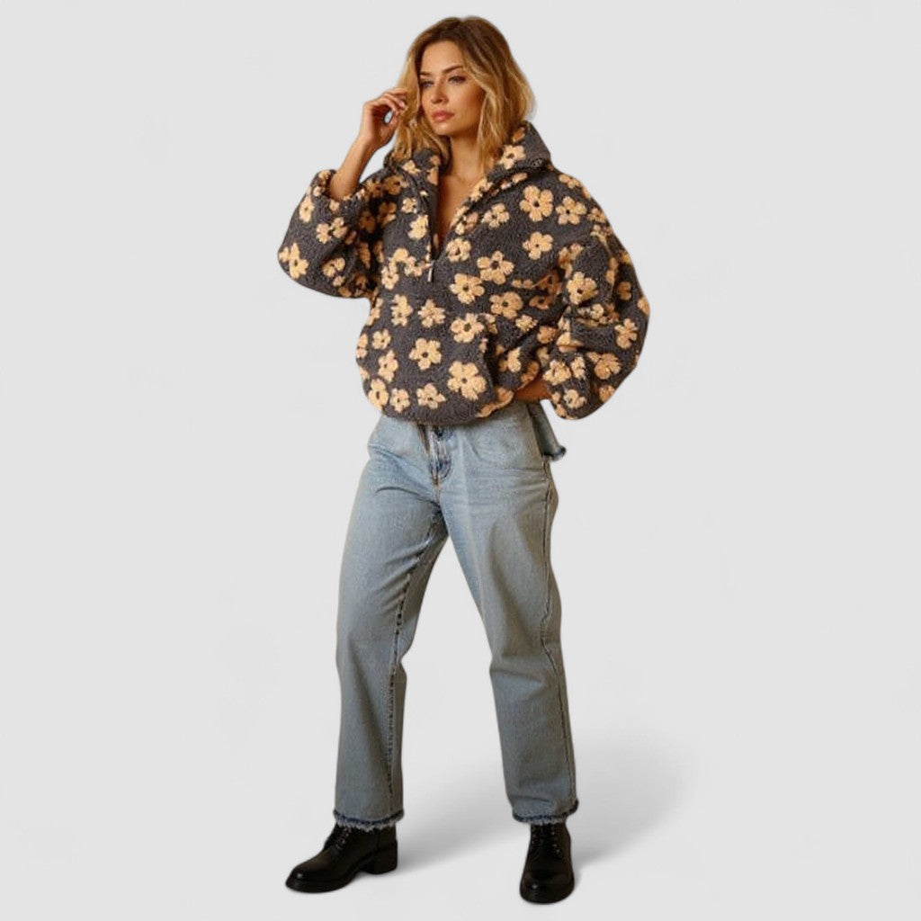 Daisy™ | Sudadera Polar Floral
