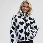 Cecil™ | Abrigo reversible de corazones