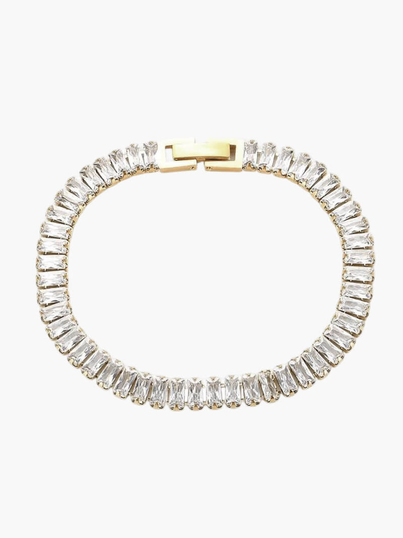 Pulsera de Rivière Baguette