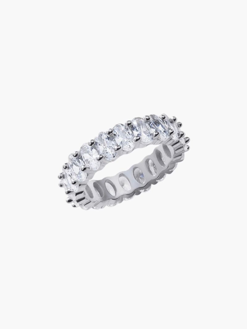 Anillo de corte ovalado