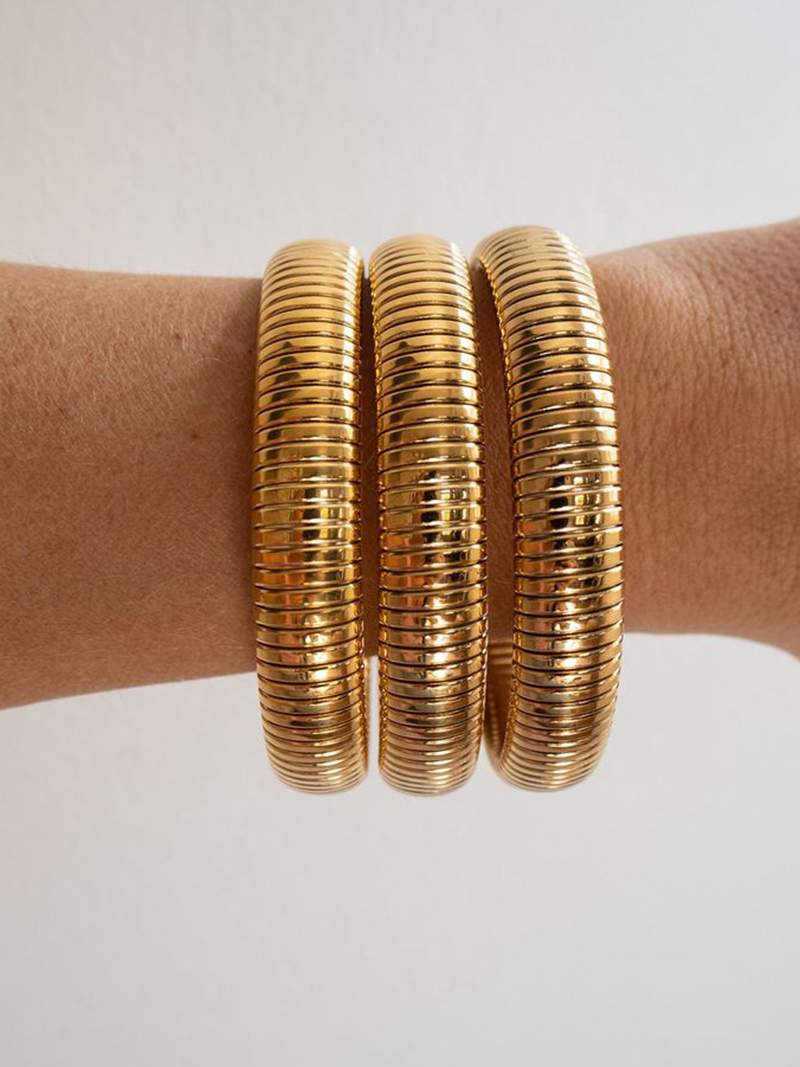 Pulsera estriada