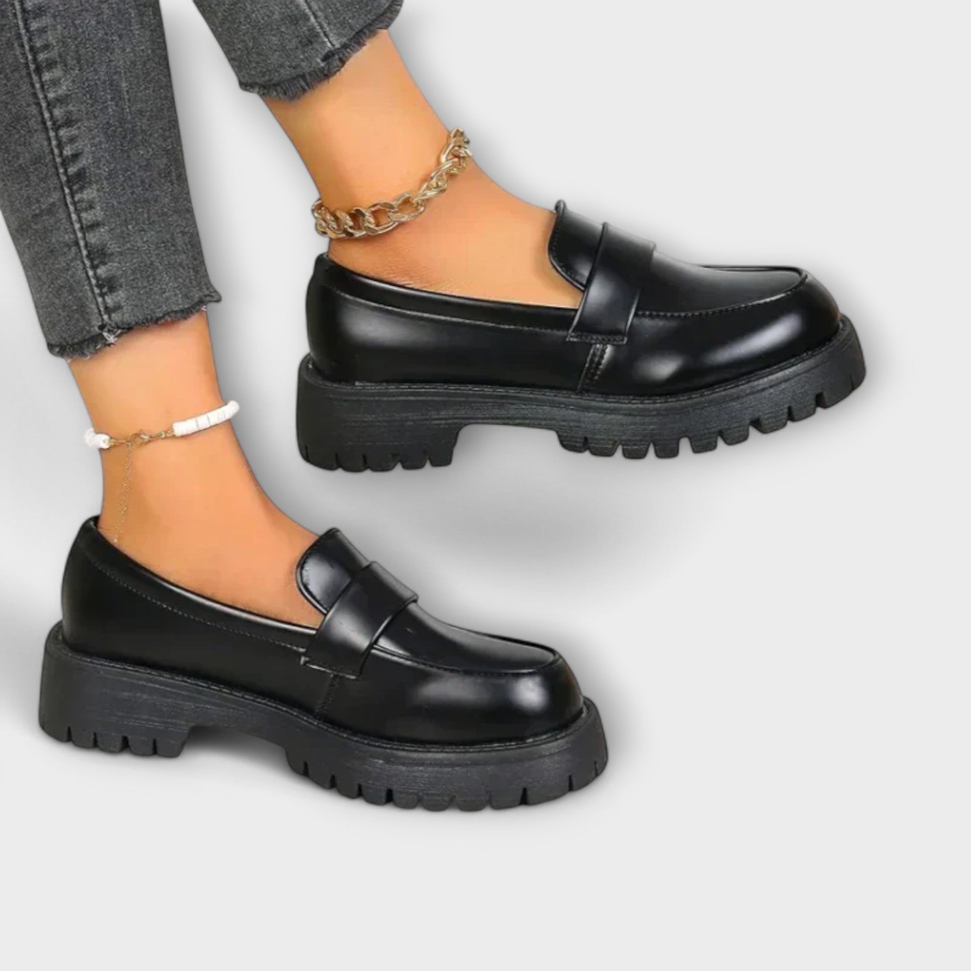 Mocasinines Femeninos con Diseño Ortopédico y Tacones de Satén