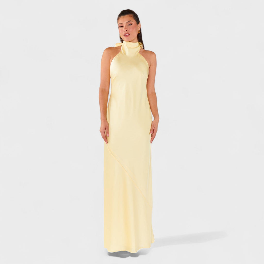 Martina™ | Vestido con lazo de satén