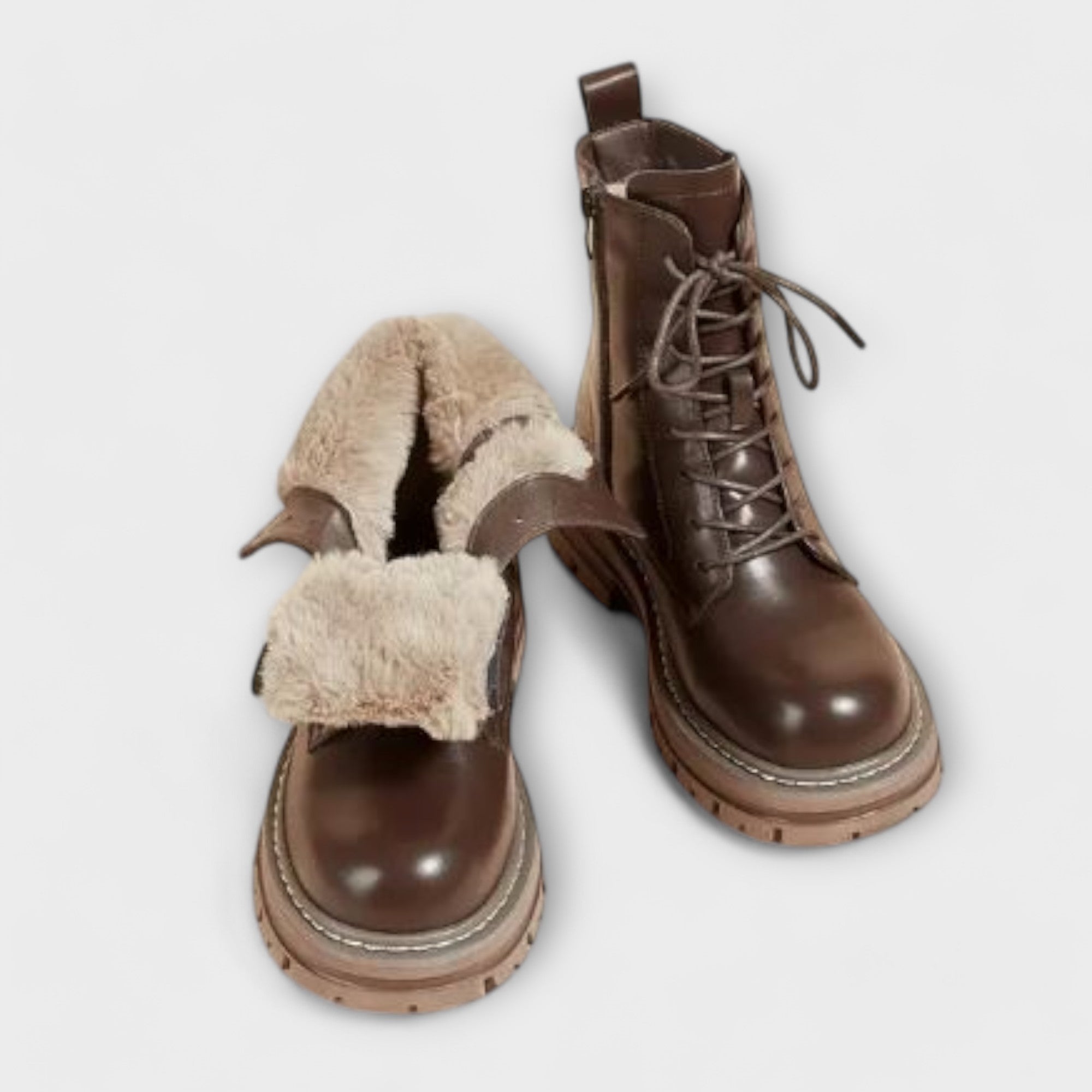 Flávia™ | Botas de cuero para mujer