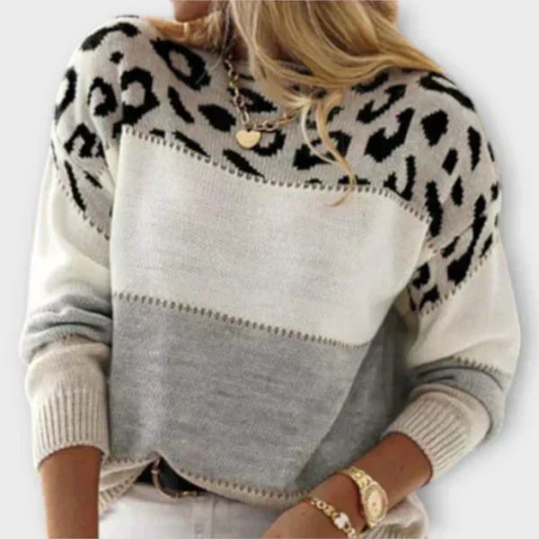 Sandra™ | Suéter Estándar de Leopardo