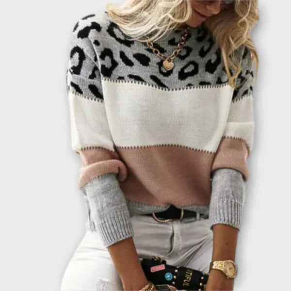 Sandra™ | Suéter Estándar de Leopardo