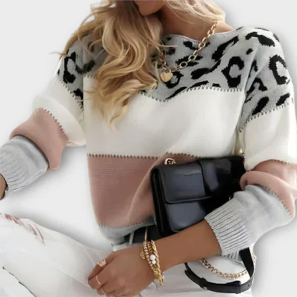 Sandra™ | Suéter Estándar de Leopardo