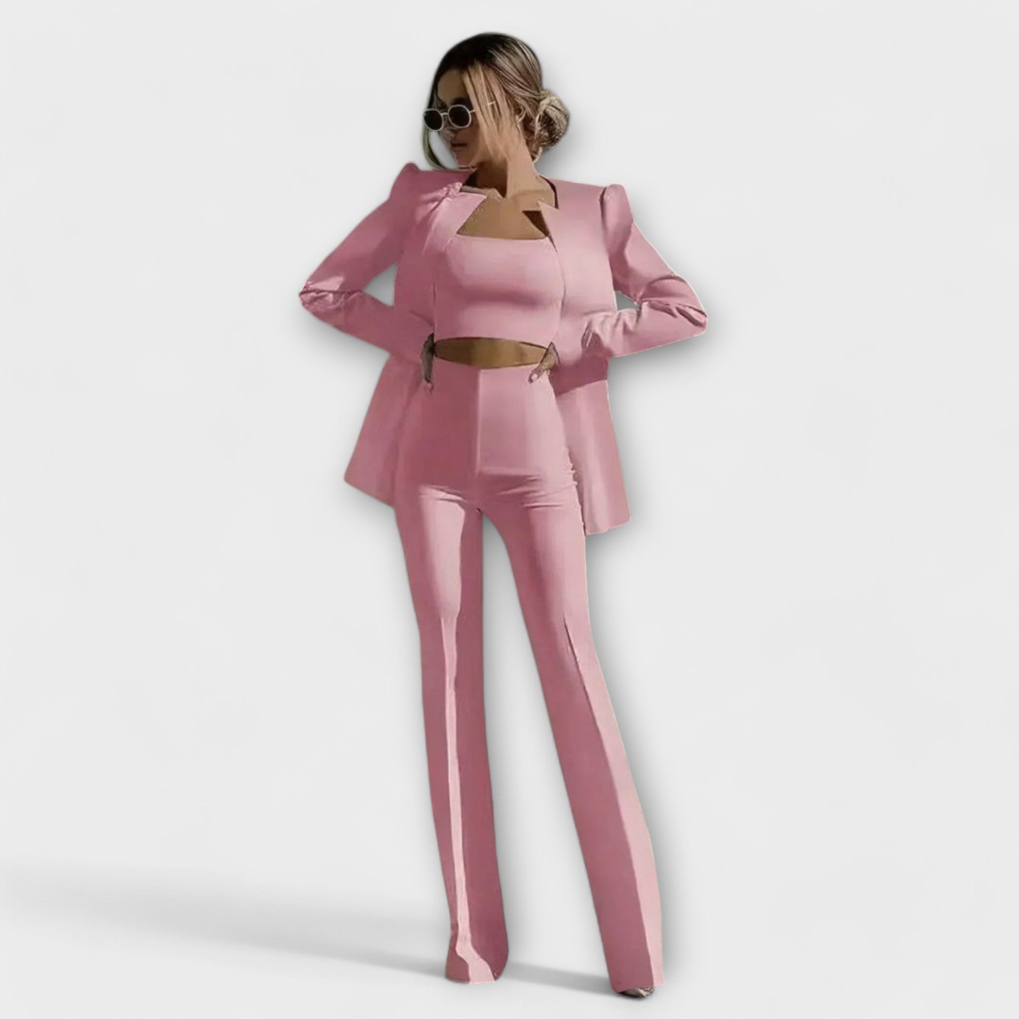 Selina™ | Elegante Conjunto de 3 Piezas (Blazer, Top y Pantalones)