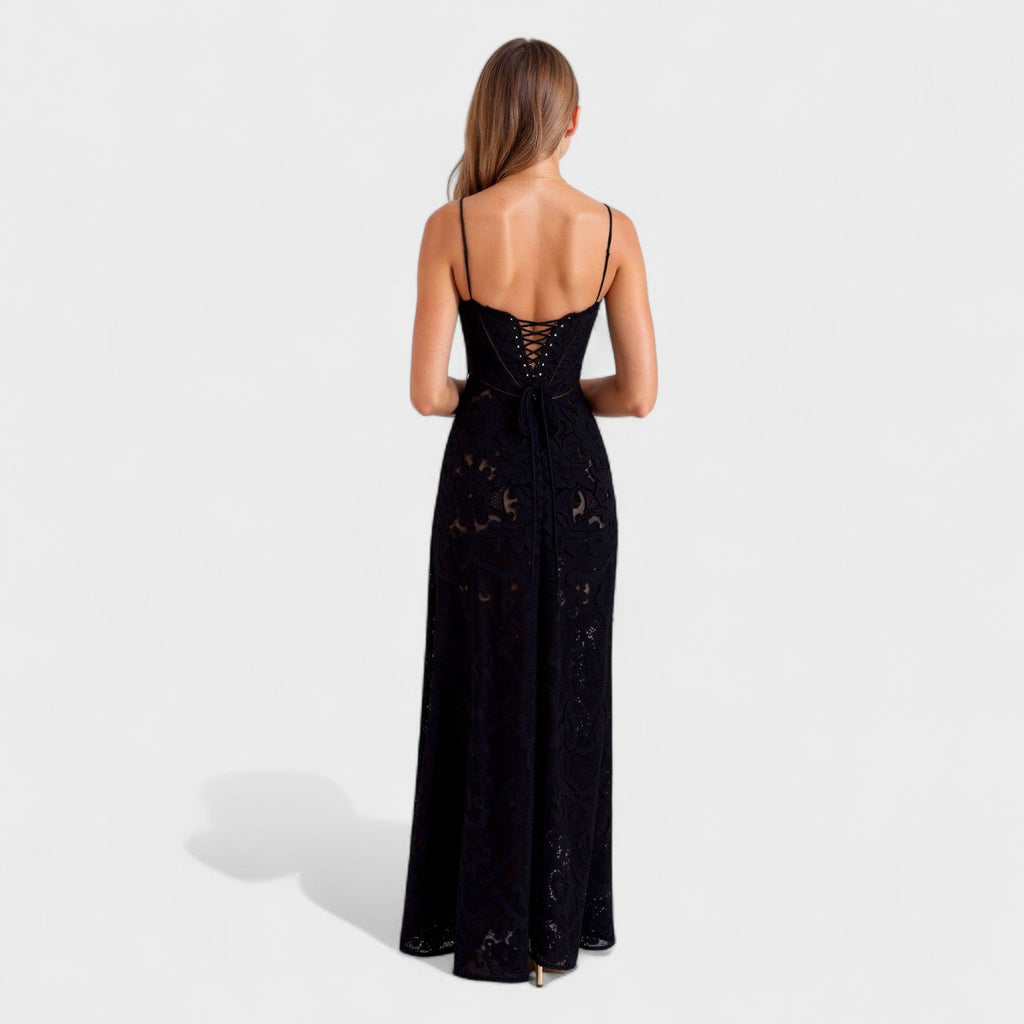 Verona™ | Vestido maxi de encaje floral