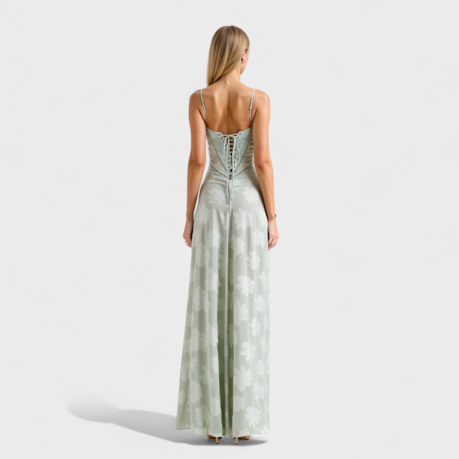 Verona™ | Vestido maxi de encaje floral