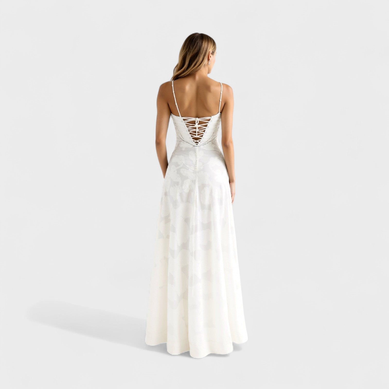 Verona™ | Vestido maxi de encaje floral