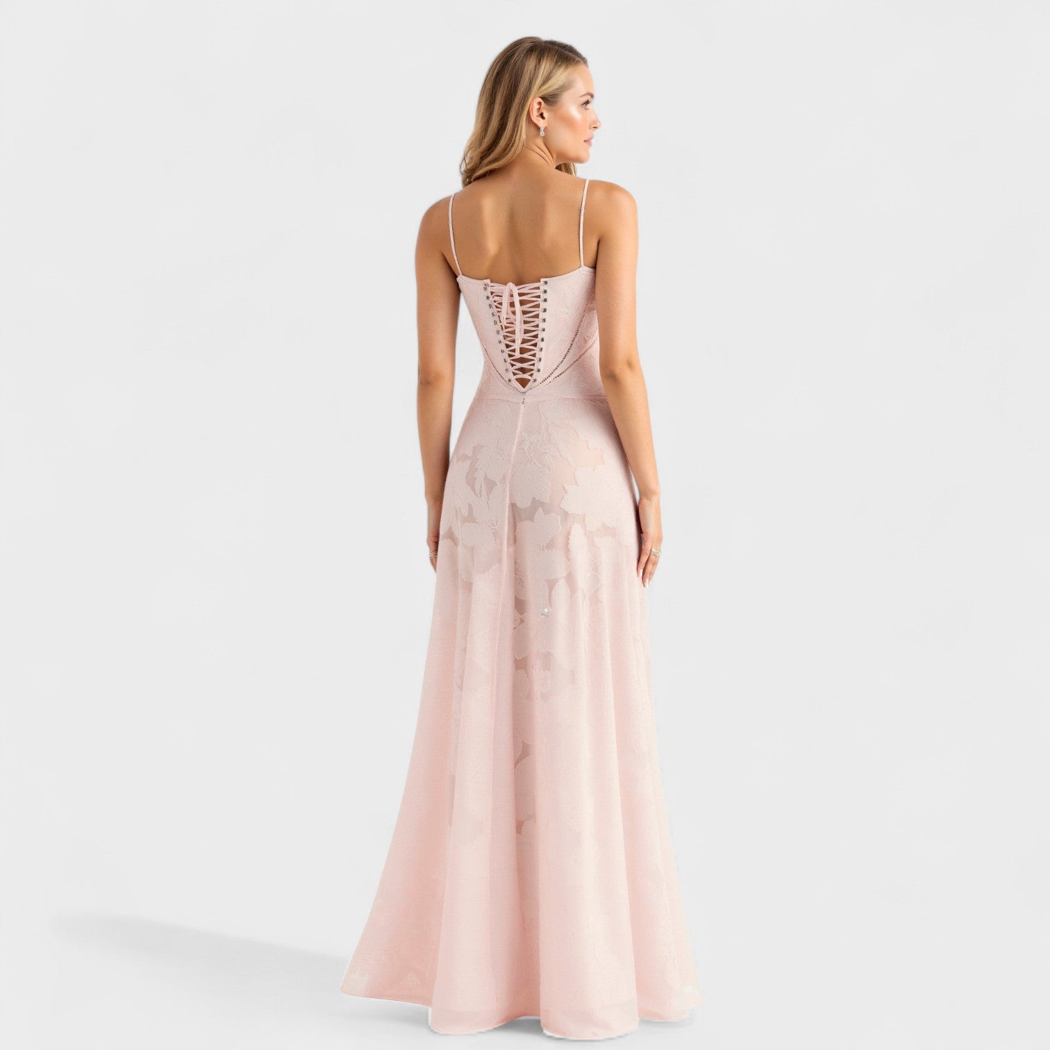 Verona™ | Vestido maxi de encaje floral