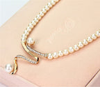 Conjunto de Collar y Pendientes de Perlas - Estilo Único