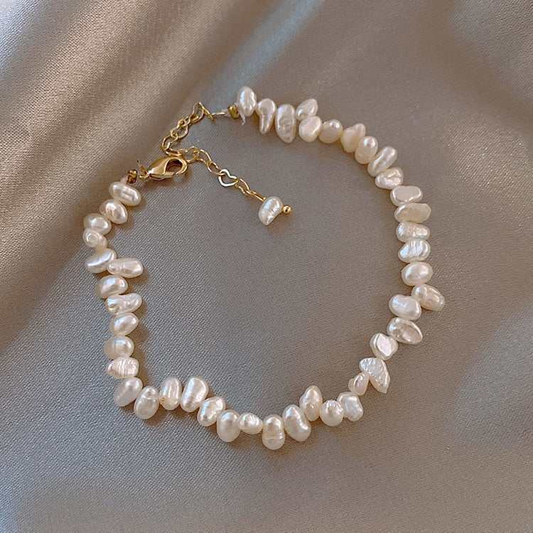 Céline Pulsera Elegante De Perlas - Lujo En El Visual