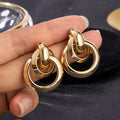 Pendientes De Oro Exclusivos Diseño | Lujoso
