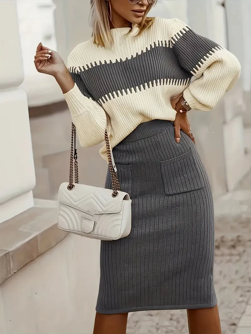MARGARIDA™ | Conjunto de Punto Chic Sofisticado