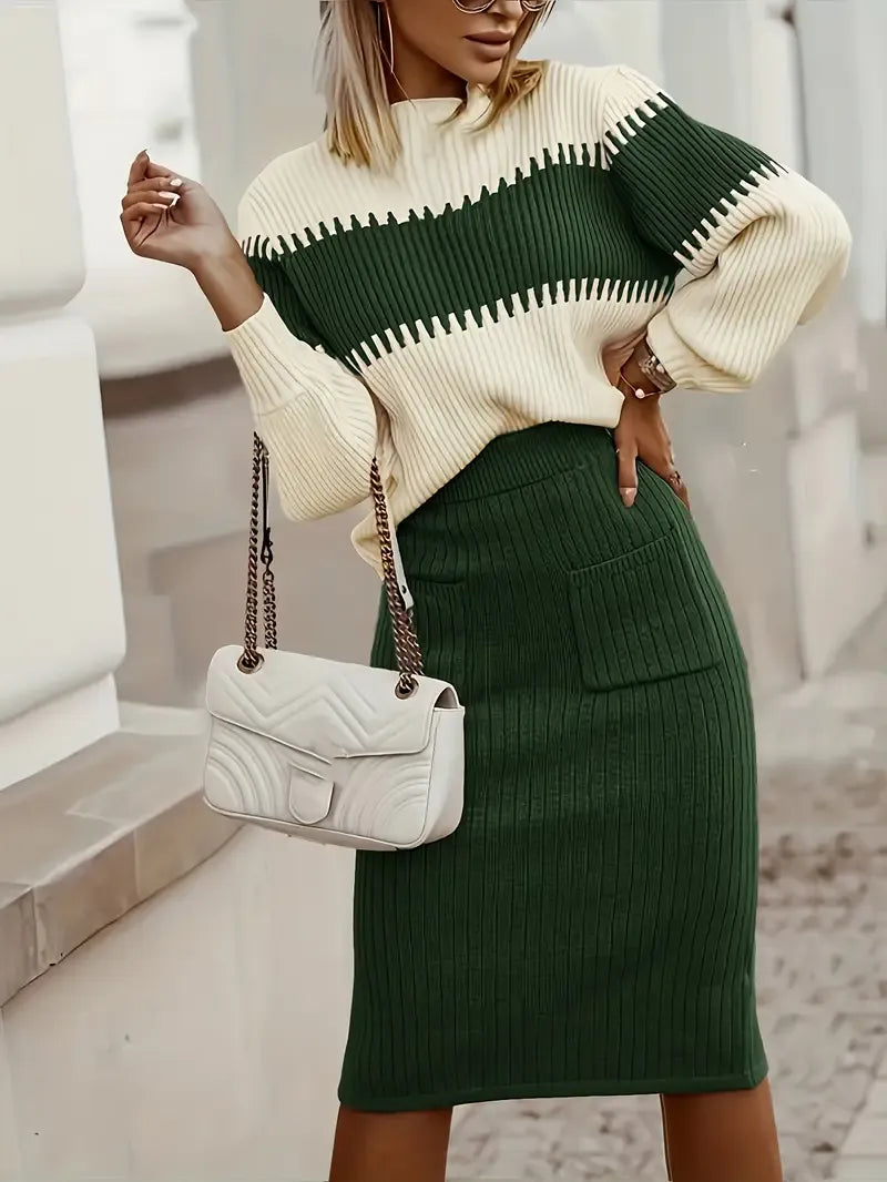MARGARIDA™ | Conjunto de Punto Chic Sofisticado