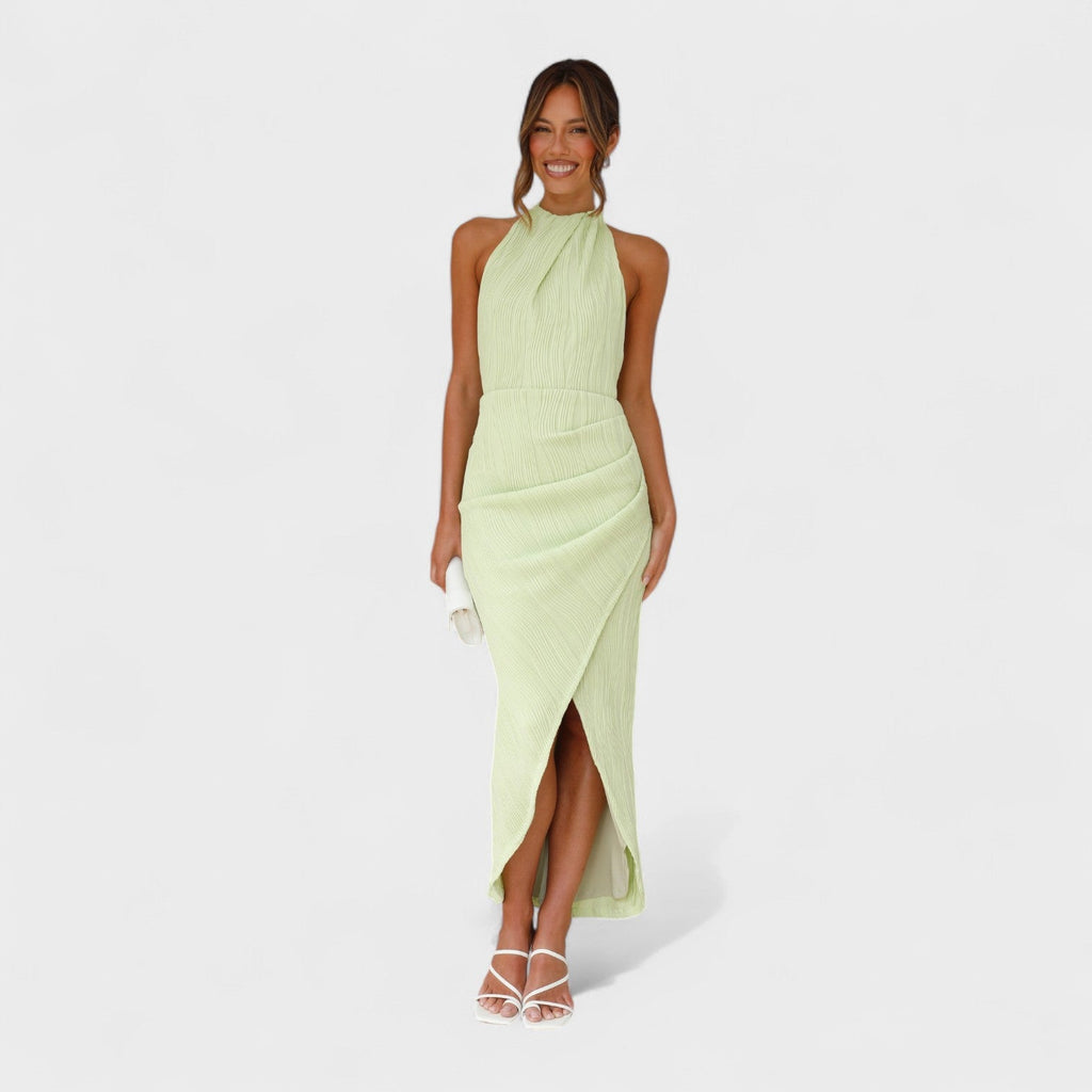 Camila™ | Vestido largo con pliegues