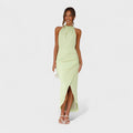 Camila™ | Vestido largo con pliegues
