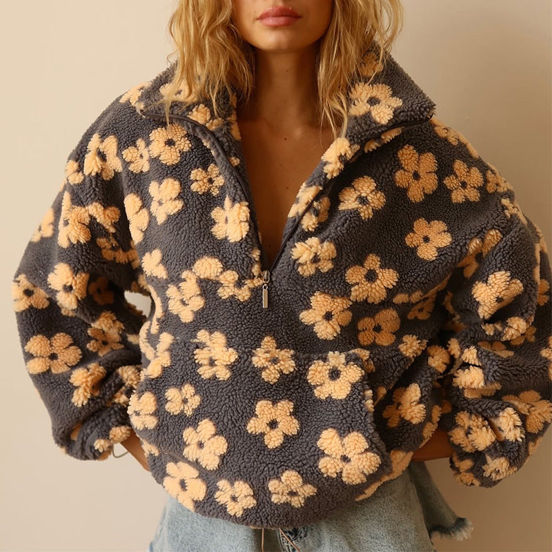Daisy™ | Sudadera Polar Floral