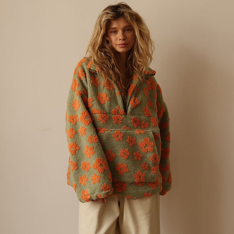 Daisy™ | Sudadera Polar Floral