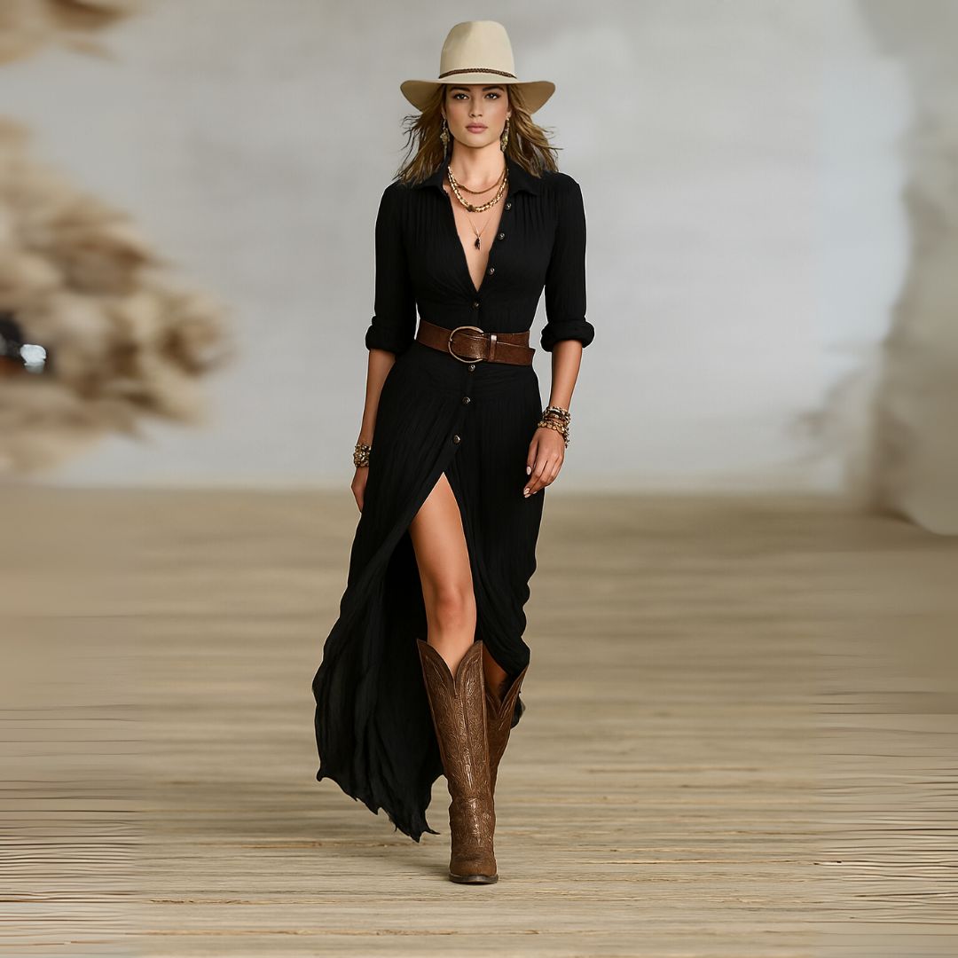 Sara™ | Vestido Maxi Chic