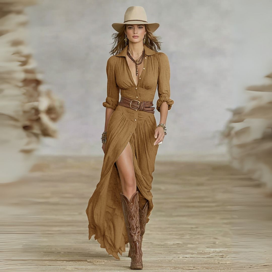 Sara™ | Vestido Maxi Chic