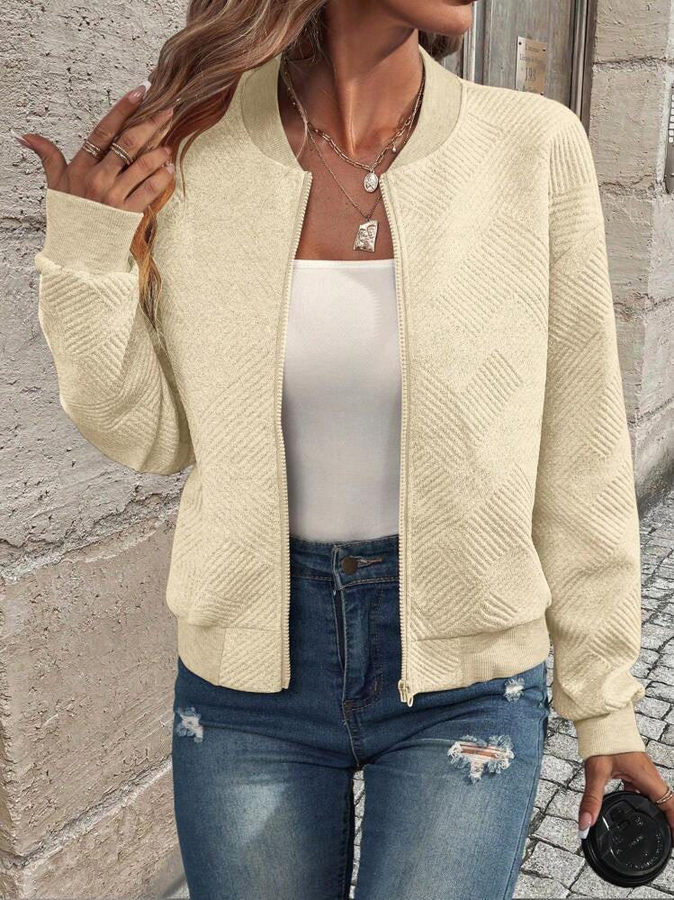 Dora™ | Chaqueta bomber estructurada con cierre
