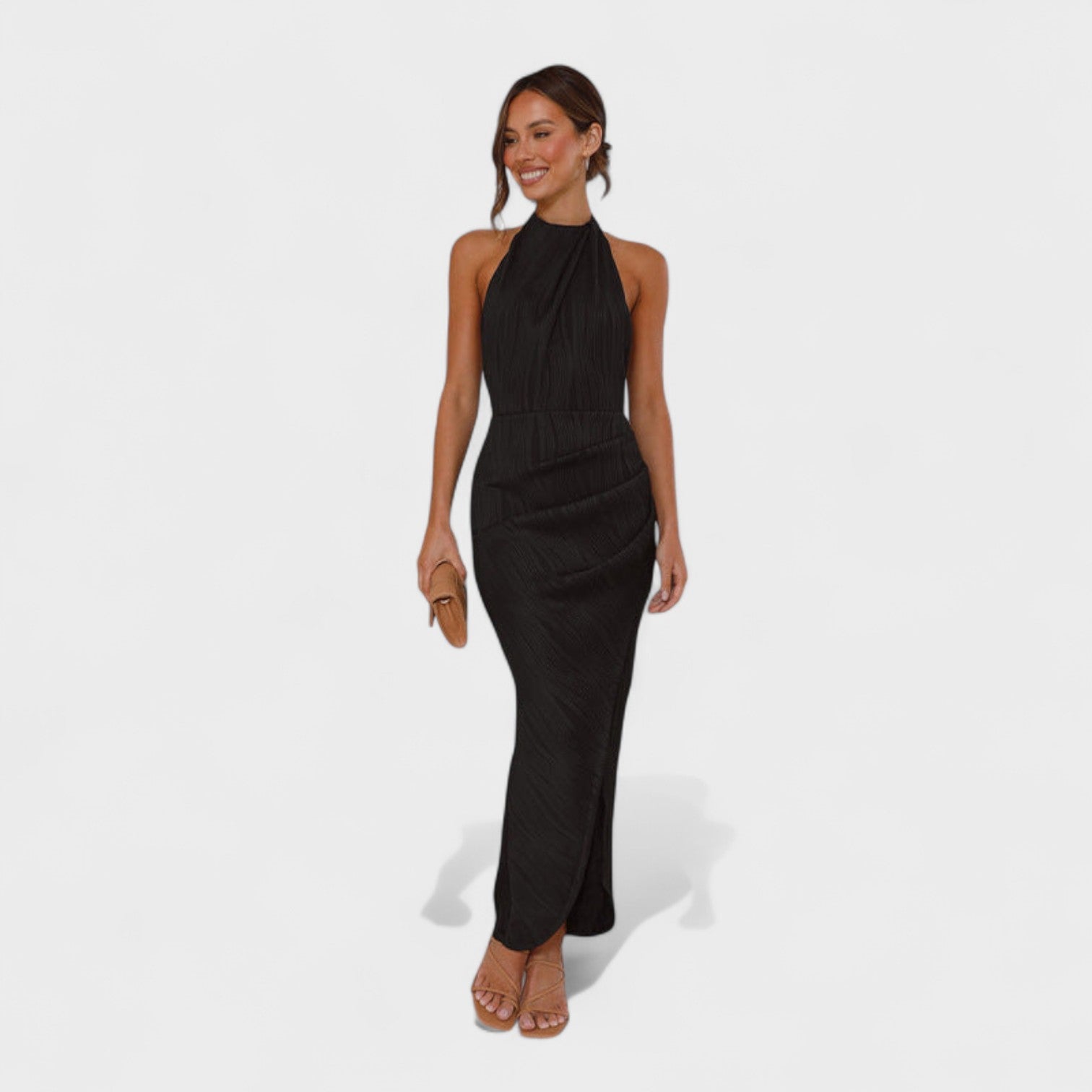 Camila™ | Vestido largo con pliegues