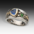 BENEDITA™ | Anillo de Cristal Azul Vintage