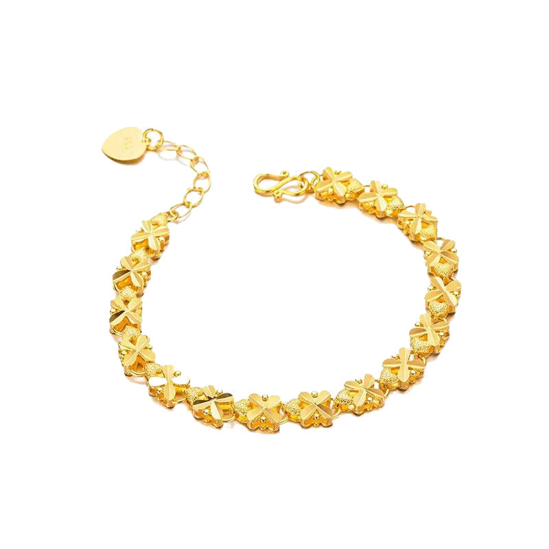 Pulsera de Oro Vintage Margarita Elegante