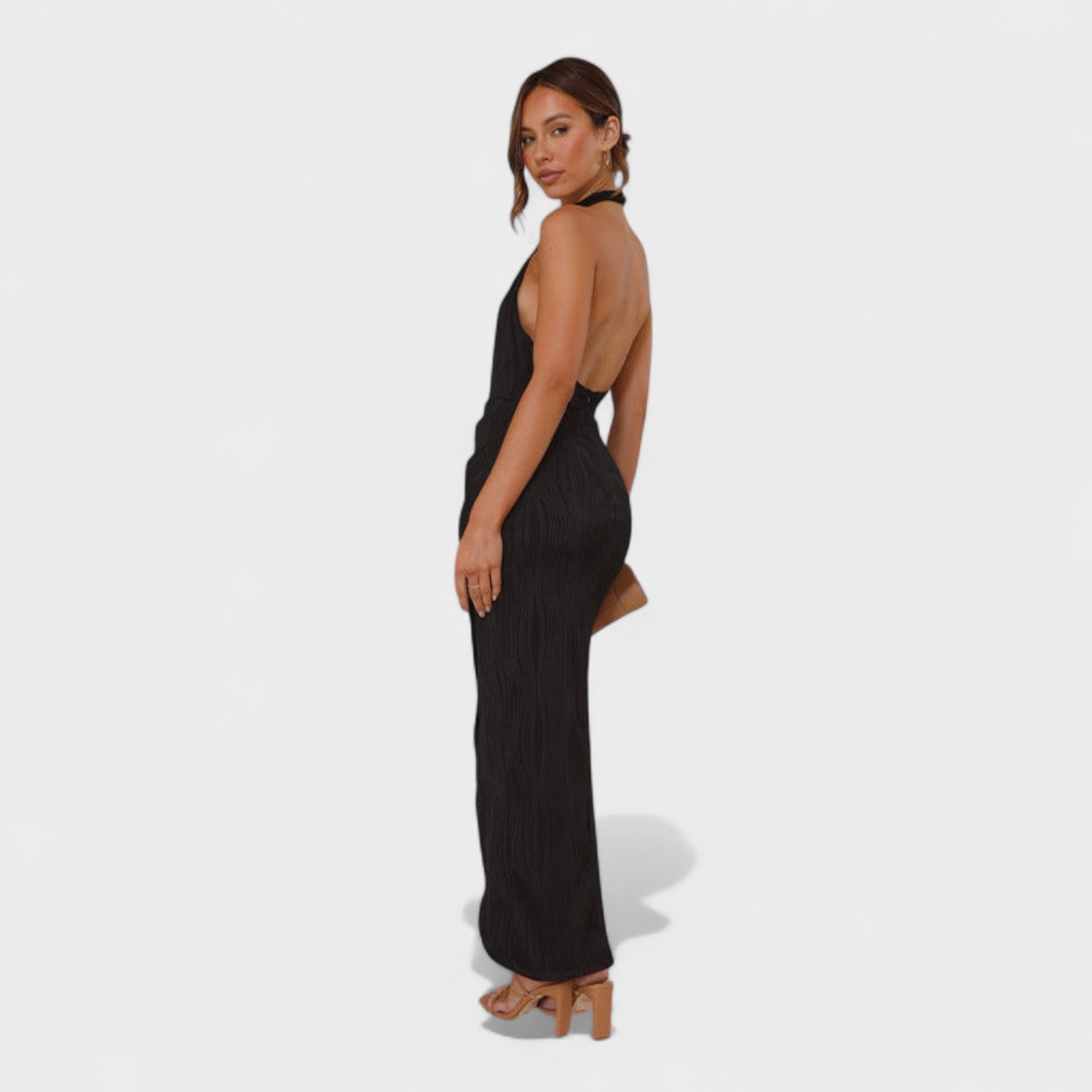 Camila™ | Vestido largo con pliegues