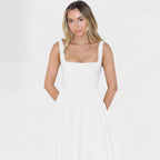 Maribel™ | Vestido Midi con escote cuadrado
