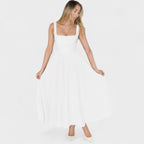Maribel™ | Vestido Midi con escote cuadrado